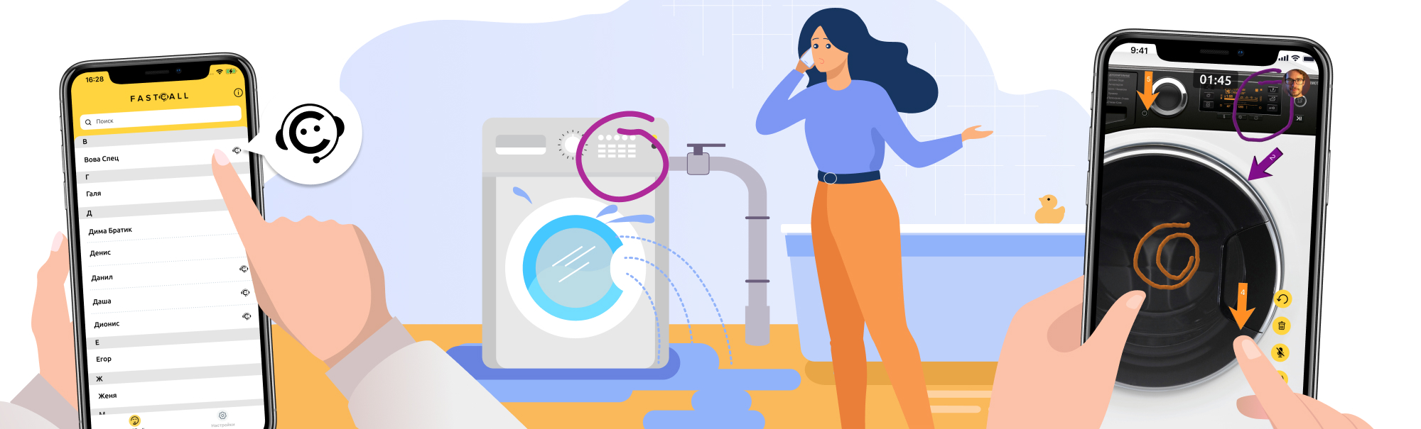 FASTcall: app for mutual assistance and conscious consumption development