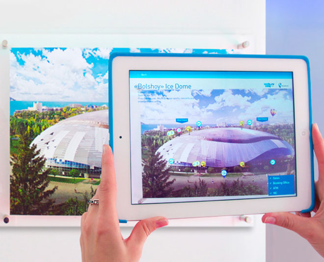 Sochi city guide 2014 mobile app with AR for Rostelecom