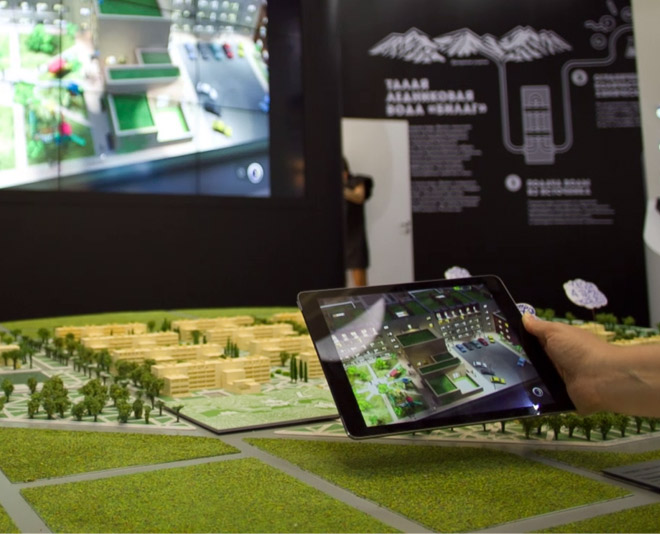 Architect Model with Augmented Reality for the "Sochi-2014" Forum