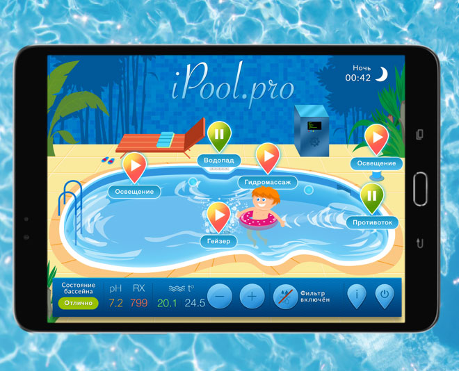 Mobile Application for Pool Management iPool