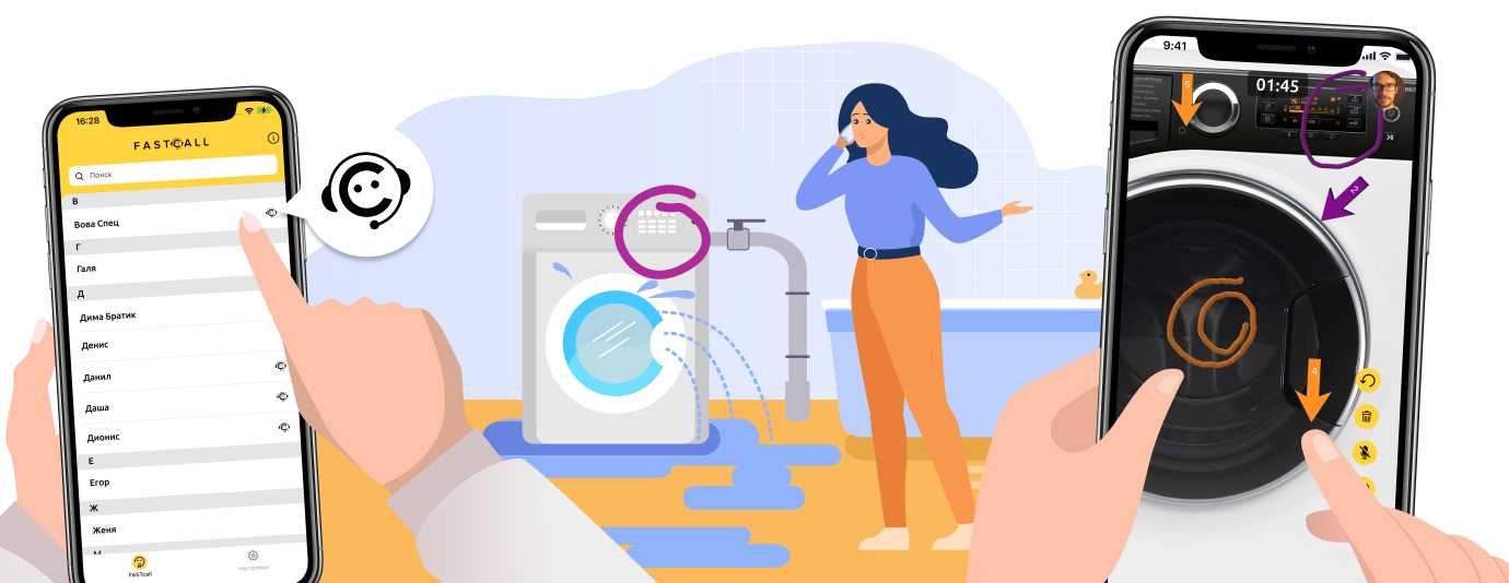 FASTcall: app for mutual assistance and conscious consumption development