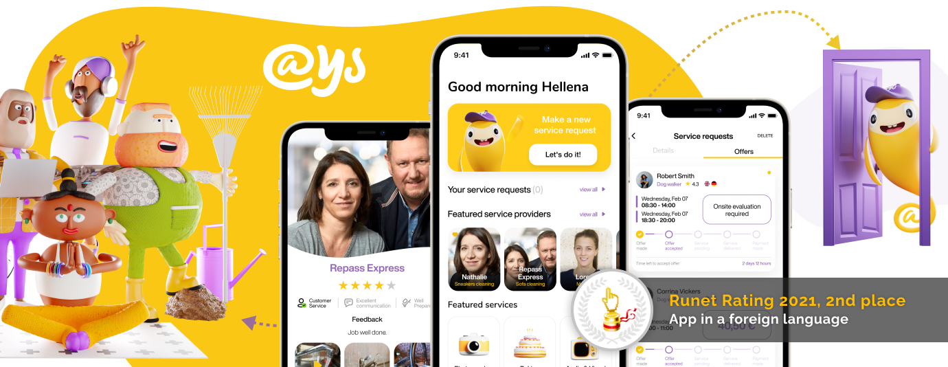 @YourService — the app for finding specialists in Western Europe