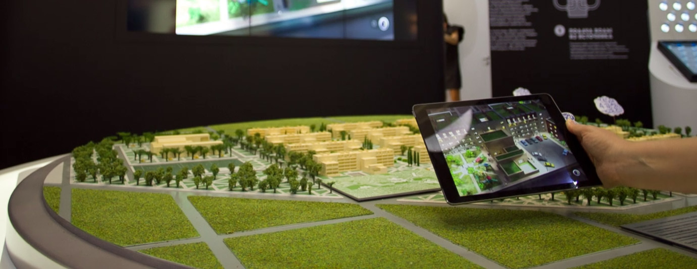 Architect Model with Augmented Reality for the "Sochi-2014" Forum